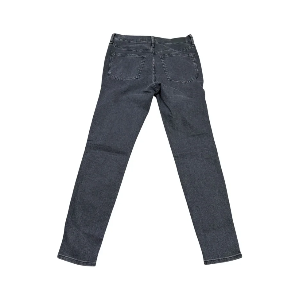 Madewell 10 Inch Black High Rise Skinny Jeans Button Fly Size 30‎